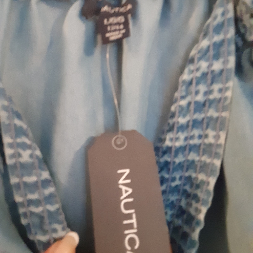 Girls Nautica denim chambray